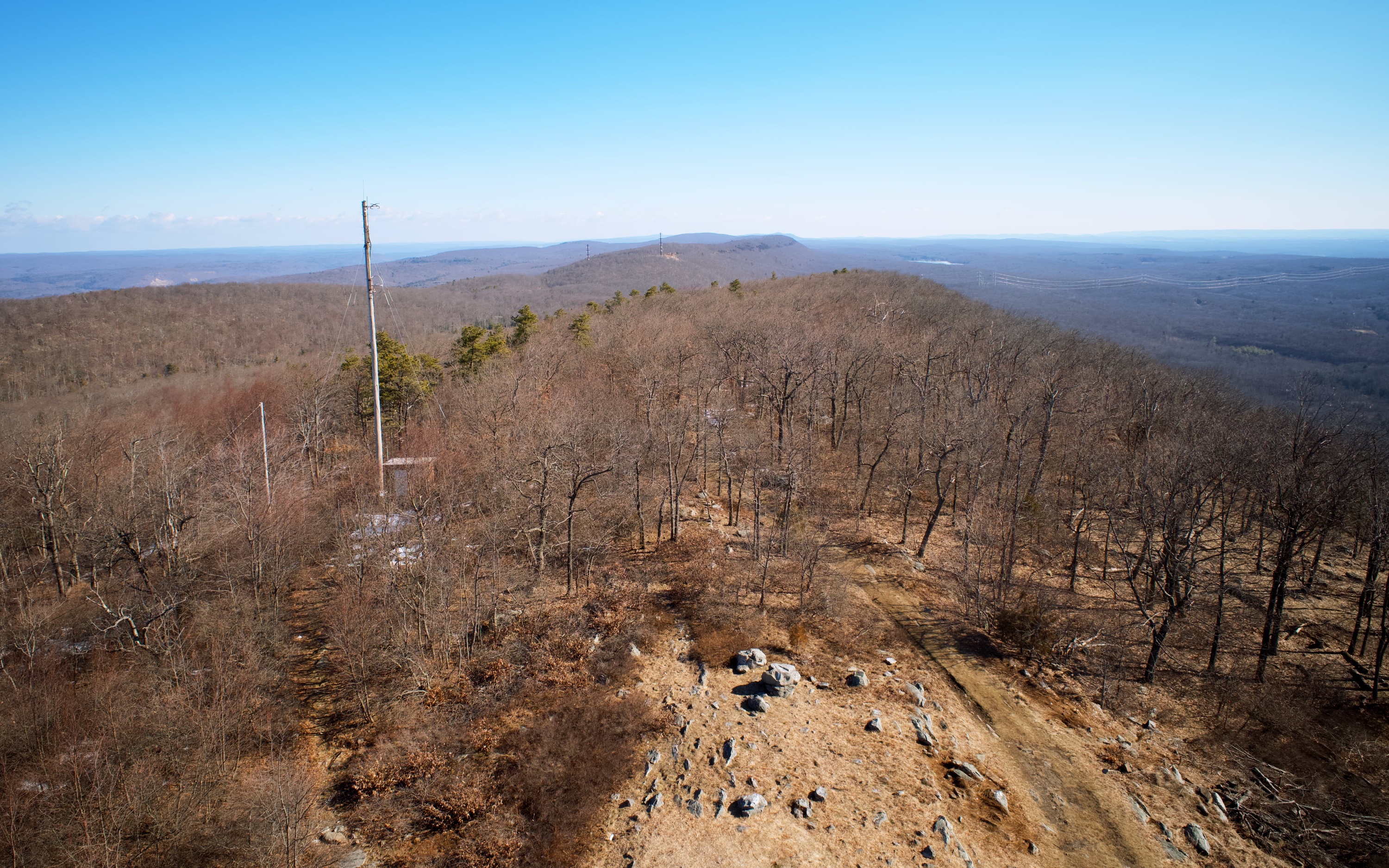 View north from Catfish Fire Tower
