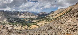 View of Kings Canyon from Kearsarge Pass
